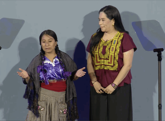 “If you can raise your voice, maybe I can too” – Indigeneous woman Nereida speaks up