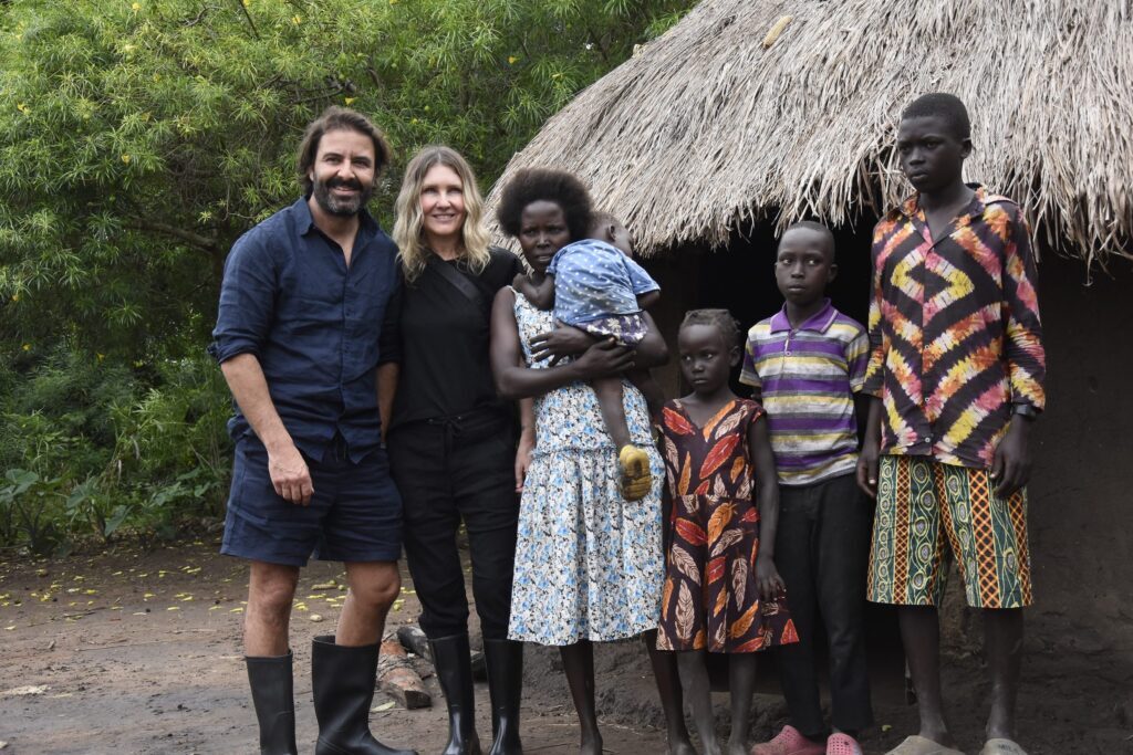 David-Tania-Ajok-Ketty-and-her-children-left-to-right-Peace-Samuel-Dominic-scaled